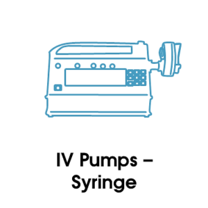 Equiptrack includes Syringe IV Pumps