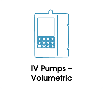 Equiptrack includes Volumetric IV Pumps