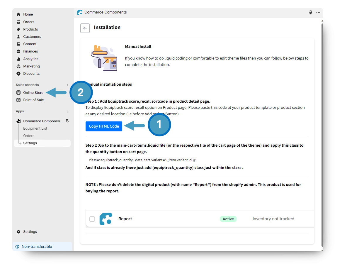 Add Commerce Components - P1v6